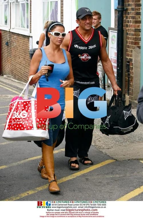 Katie Price and boyfriend Alex Reid at her gym