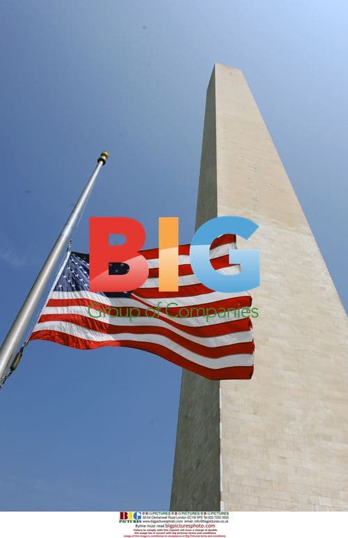 US flags at half-mast for Senator Kennedy