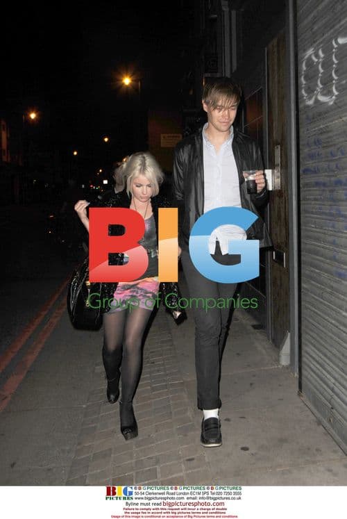LITTLE BOOTS with boyfriend Jaimie Hodgson