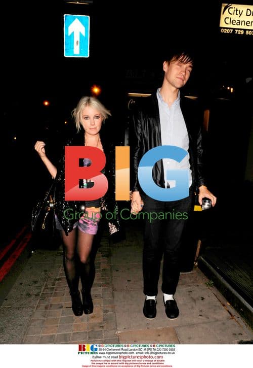 LITTLE BOOTS with boyfriend Jaimie Hodgson