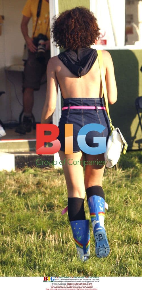 Nathalie Emmanuel at V Festival 2009