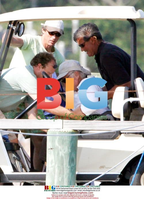 Sen. Ted Kennedy Assisted onto Boat