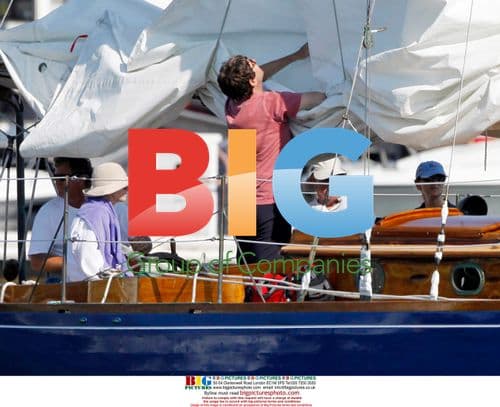 Sen. Edward "Ted" Kennedy Assisted by Sons