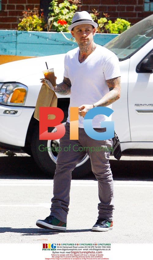 Benji Madden gets bite to eat in LA