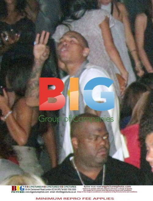 Chris Brown Parties After Sentencing