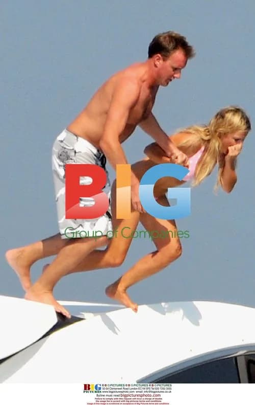 Geri Halliwell on holiday in France