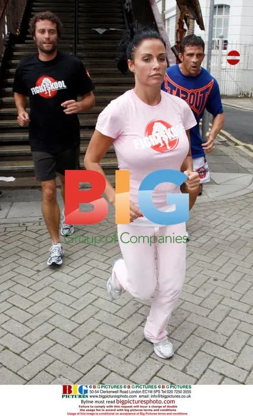 Katie Price and Alex Reid training at gym