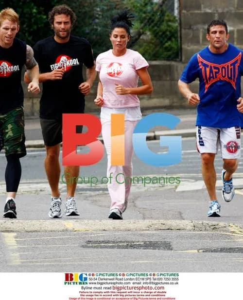 Katie Price and Alex Reid training around GYM