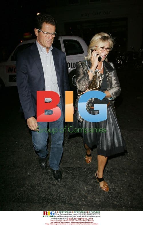 Fabio Capello and wife Laura at Nobu Berkley