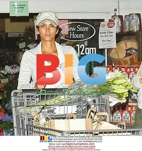 Halle Berry shops late at Bristol Farms