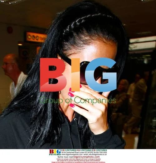 Shy Katie Price and Andrew Gould at Airport