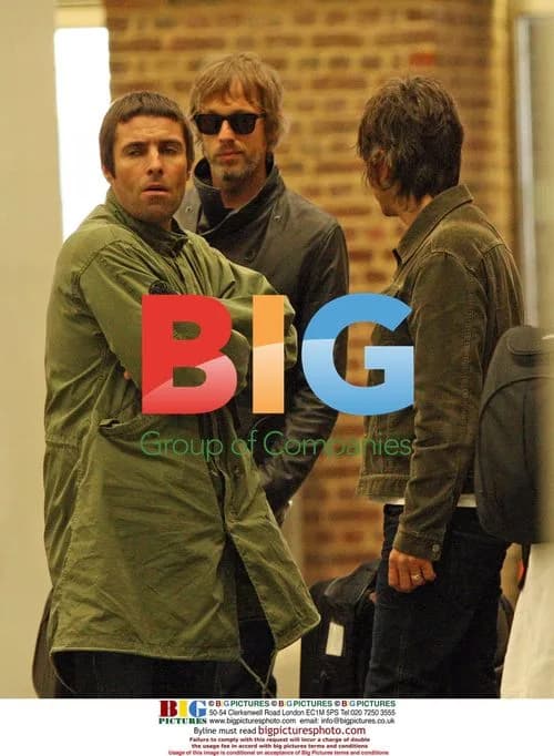 Oasis' Liam Gallagher at Kings Cross Station