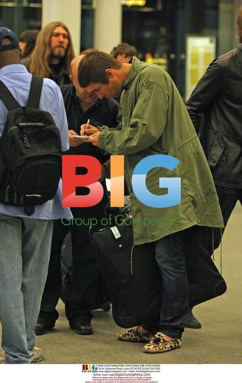 Oasis Frontman Liam Gallagher at Kings Cross