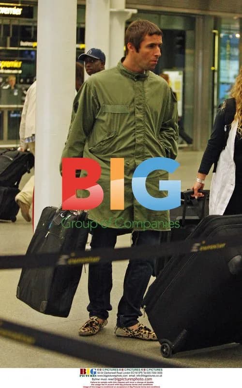 Liam Gallagher at Kings Cross Station