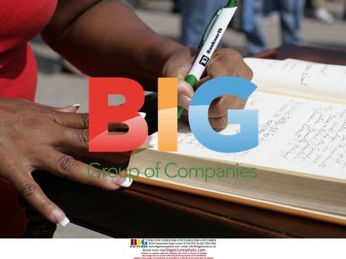 Beatrice McBride signs condolence book for Sen. Kennedy