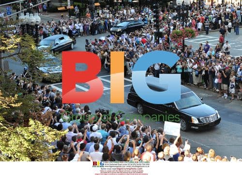 Sen. Edward Kennedy's funeral procession