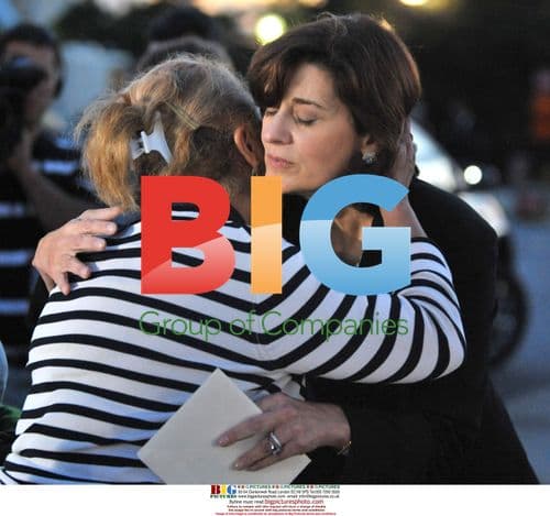 Vicki Kennedy Greets Visitors at JFK Library