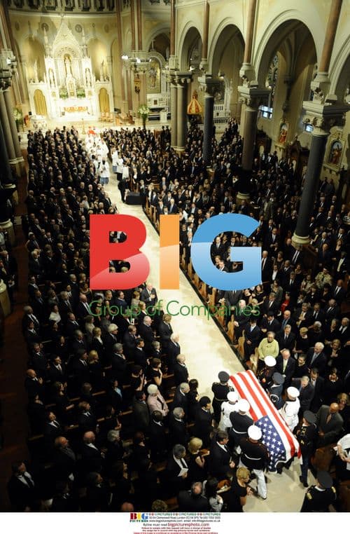 Senator Edward Kennedy's funeral in Boston