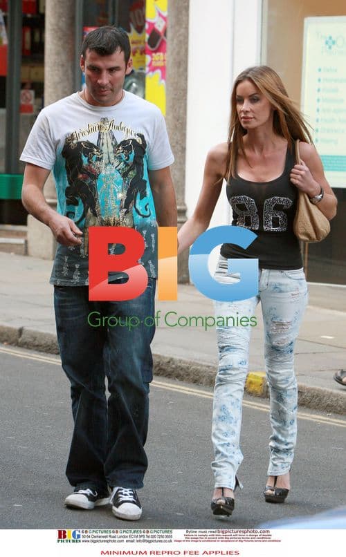 Joe Calzaghe and Ex-Girlfriend Lunch in London