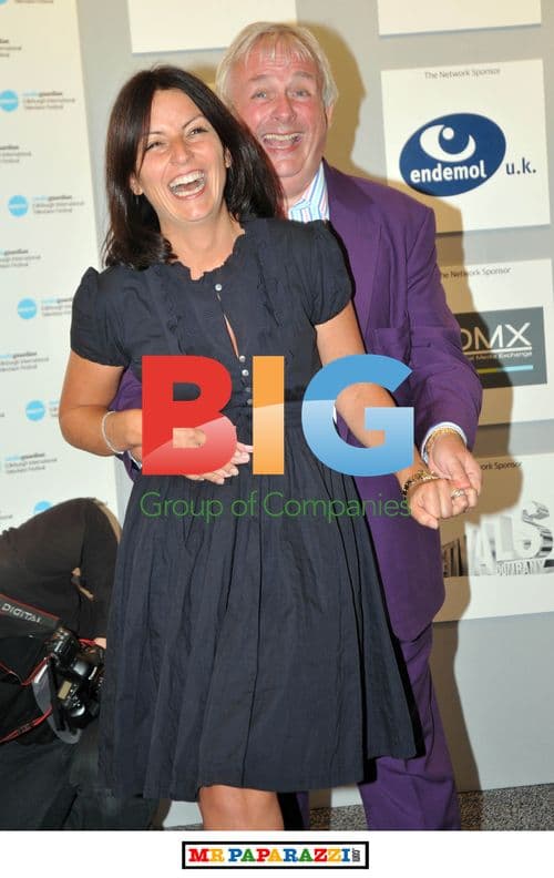 Davina Mccall and Christopher Biggins at Edinburgh TV Festival