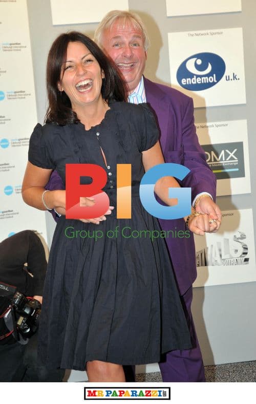 Davina Mccall and Christopher Biggins at Edinburgh TV Festival