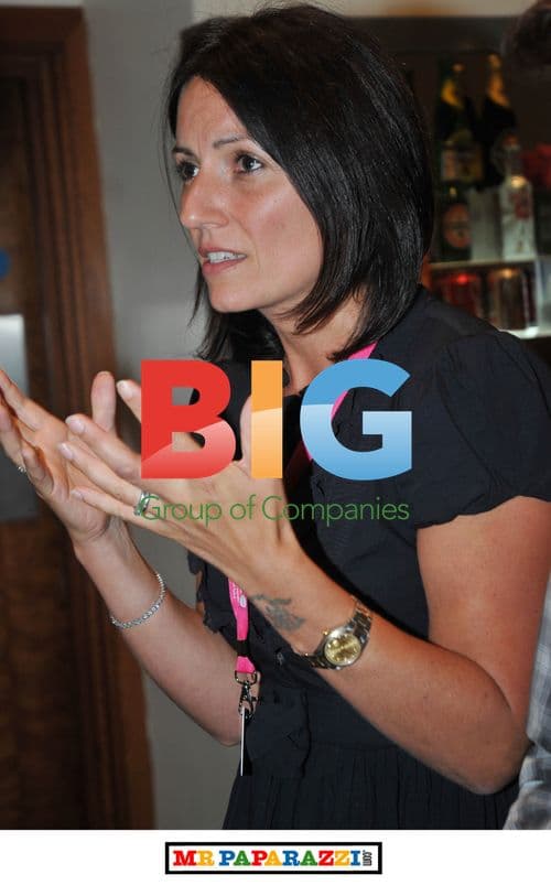 Davina Mccall and Christopher Biggins at Edinburgh TV Festival