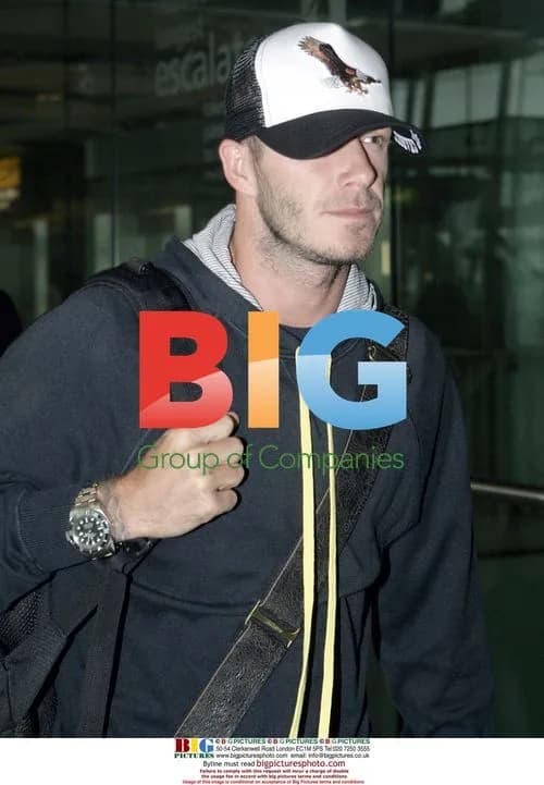 David Beckham Arrives in London