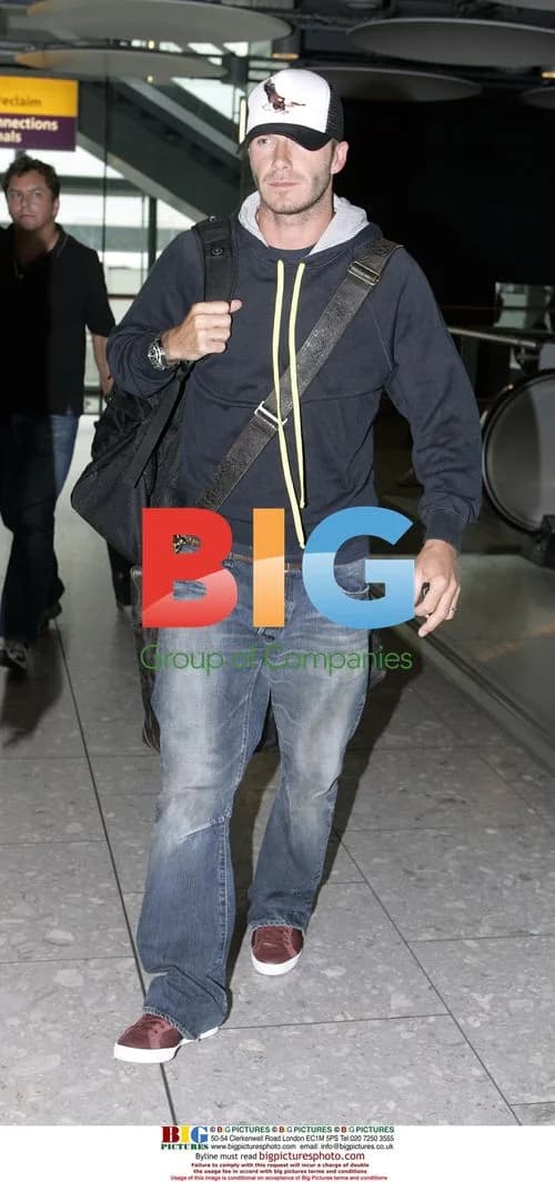 David Beckham Arrives in London
