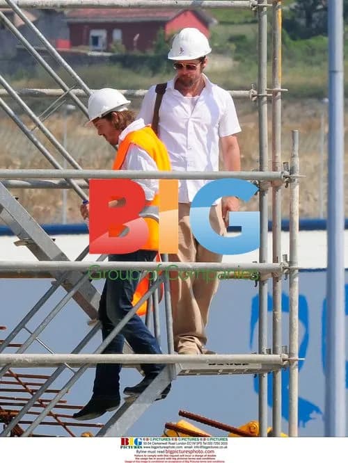 Brad Pitt at Oscar Niemeyer Center