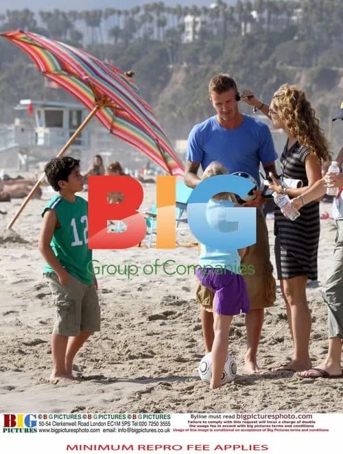 David Beckham Films Tourism Commercial in California