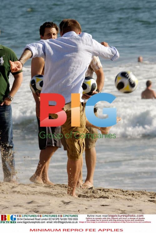 David Beckham Filming Tourism Ad in California