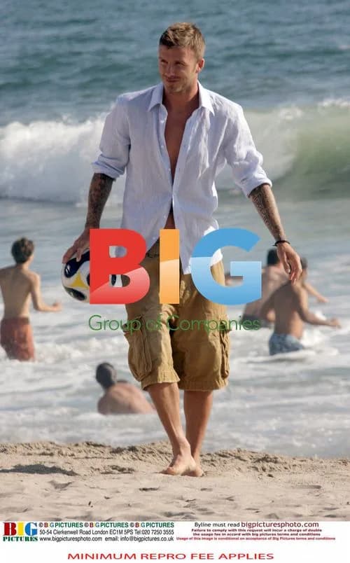 David Beckham Filming Tourism Ad