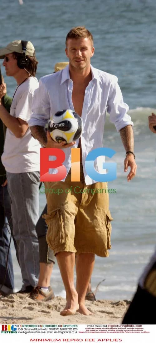David Beckham Filming Tourism Ad