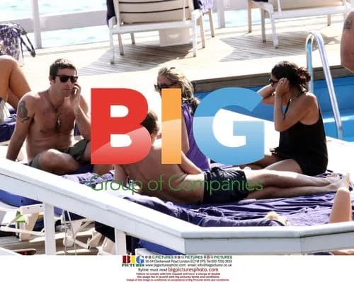 Liam Gallagher and wife Nicole Appleton boat ride in Italy