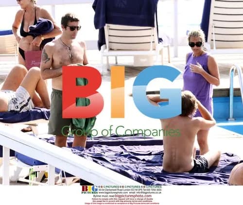 Liam Gallagher and Nicole Appleton on boat in Italy