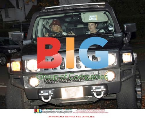 Kerry Katona at bus stop