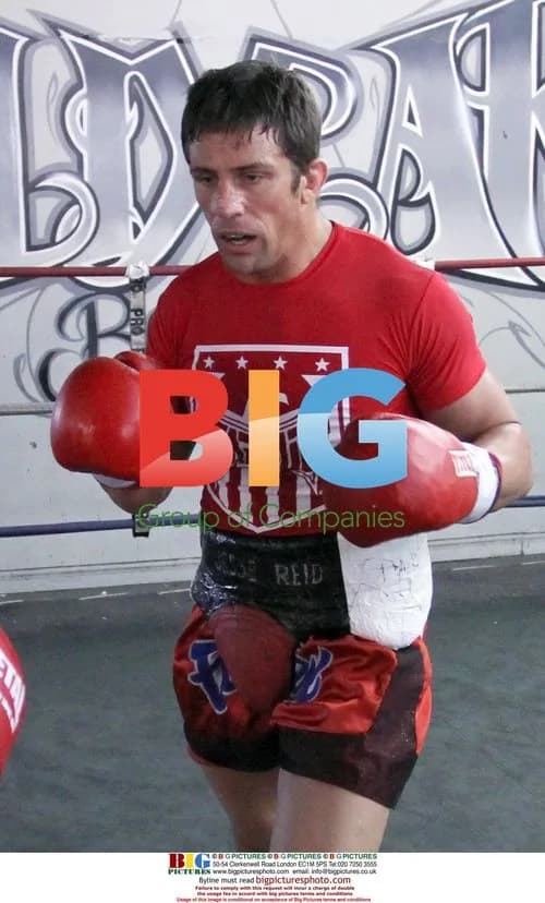 Alex Reid trains at Wildcard Boxing Club