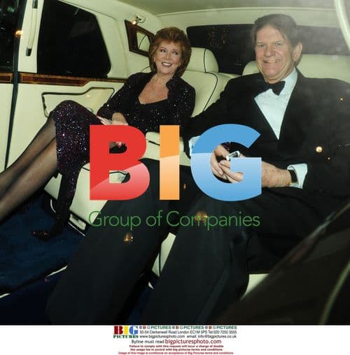 Cilla Black and John Madejski at Dior Party