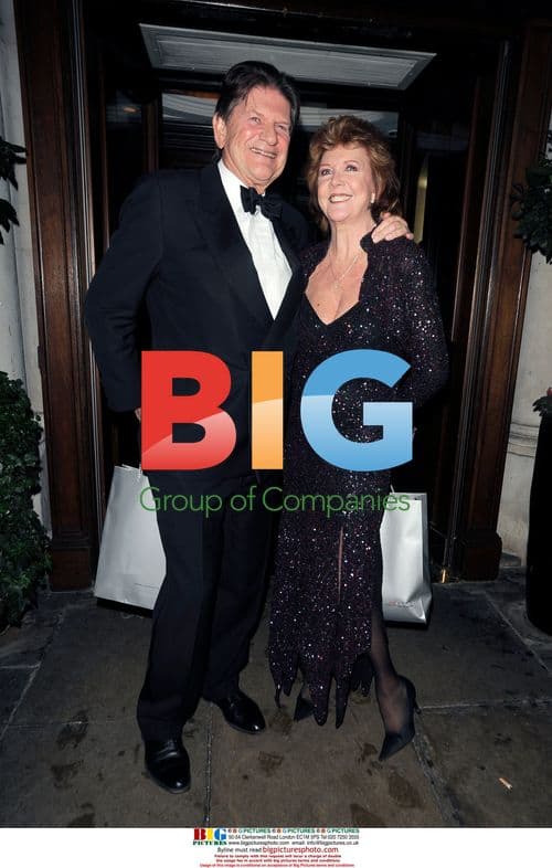 Cilla Black and John Madejski at Morgan awards