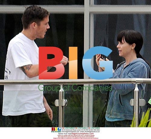 Christina Ricci and boyfriend smoking at Fontainebleau Hotel