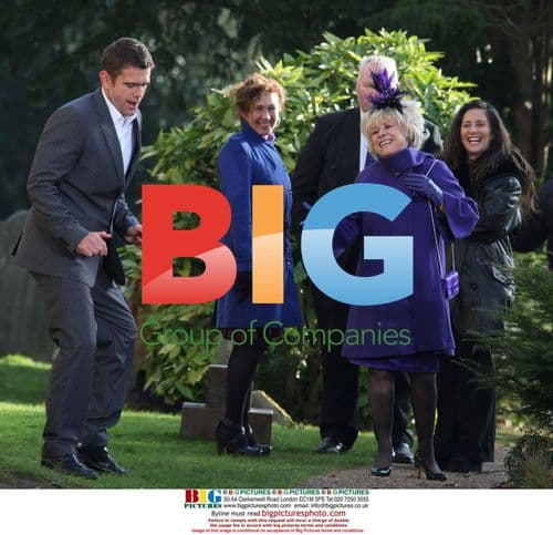 Eastenders cast at Ricky and Bianca's wedding