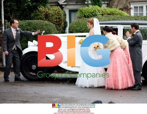 Eastenders cast at Ricky and Bianca's wedding