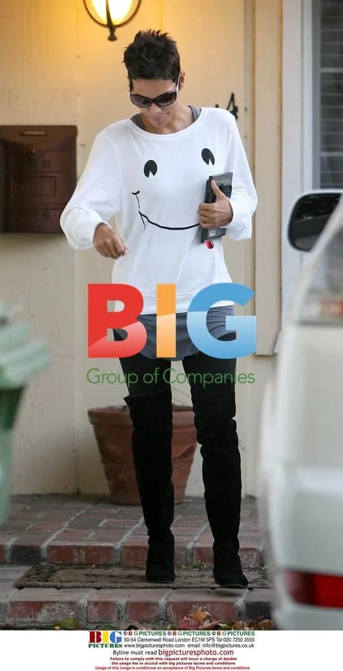 Halle Berry visits friend in West Hollywood