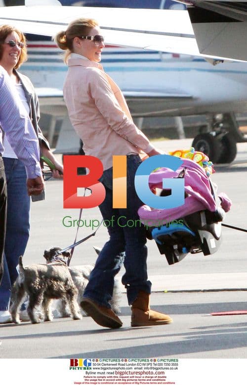 Katherine Heigl and Josh Kelley depart LAX