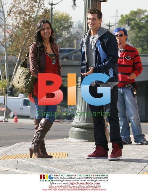 Jessica Lucas & Nick Zano Film 'Melrose Place'