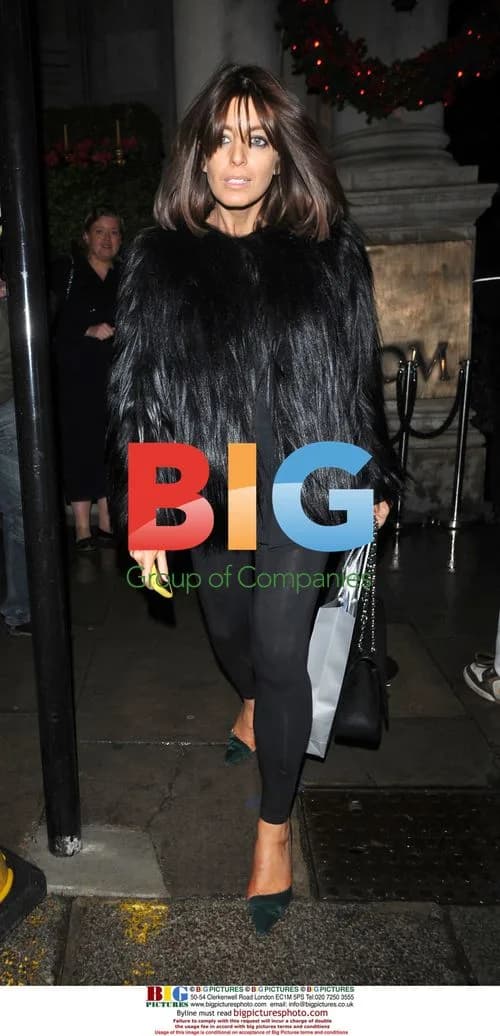 Claudia Winkelman at Morgan awards in London