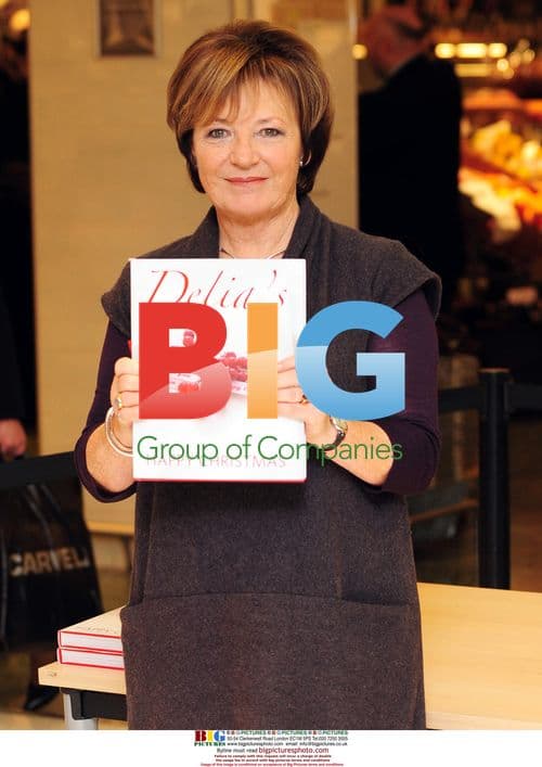Delia Smith book signing in London