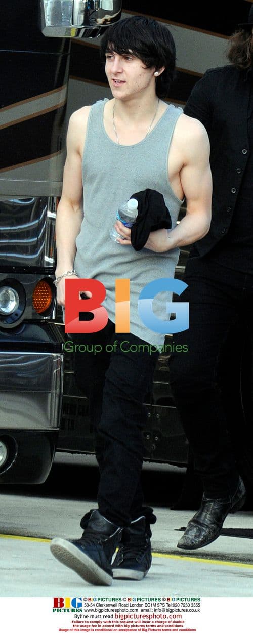 Mitchel Musso at Miley Cyrus Concert