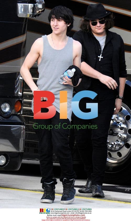 Mitchel Musso at Miley Cyrus Tour