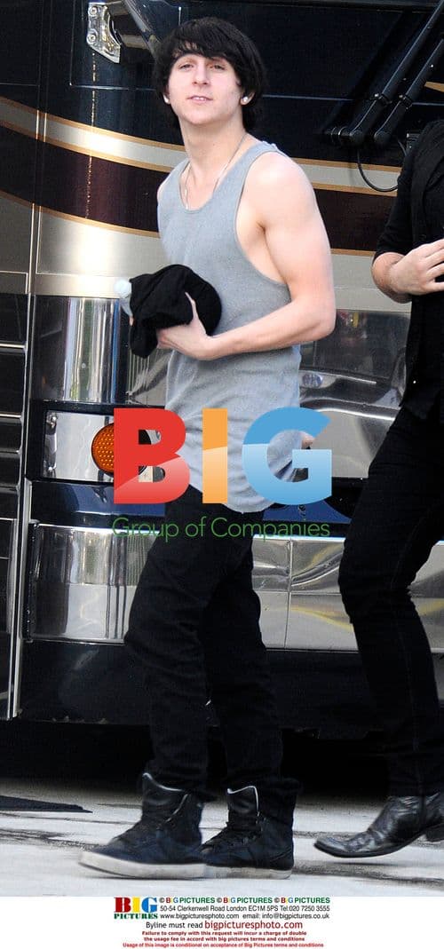 Mitchel Musso at Miley Cyrus Concert